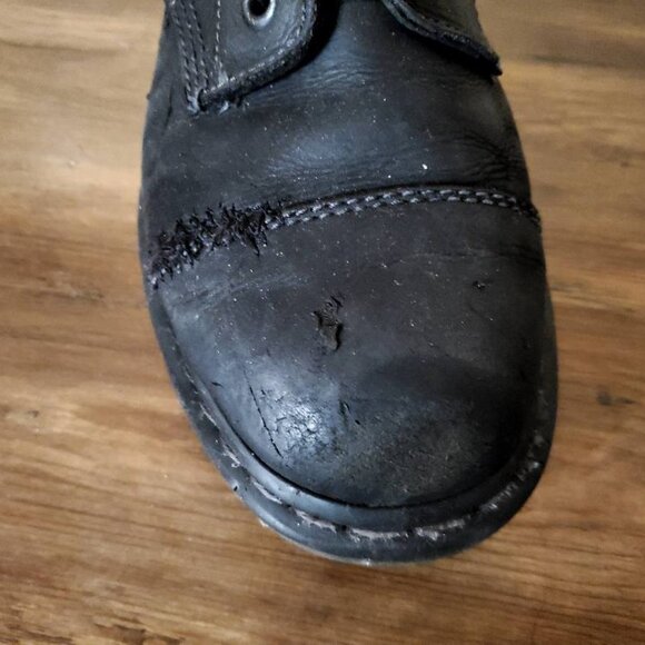 Dr Martens Black Leather Boots Made in Thailand Sz 10 US M/ 11 US L - Picture 10 of 11